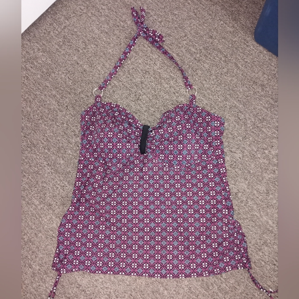 St Johns bay tankini swimsuit top size 16